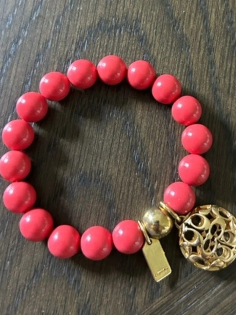 Coach vintage coral